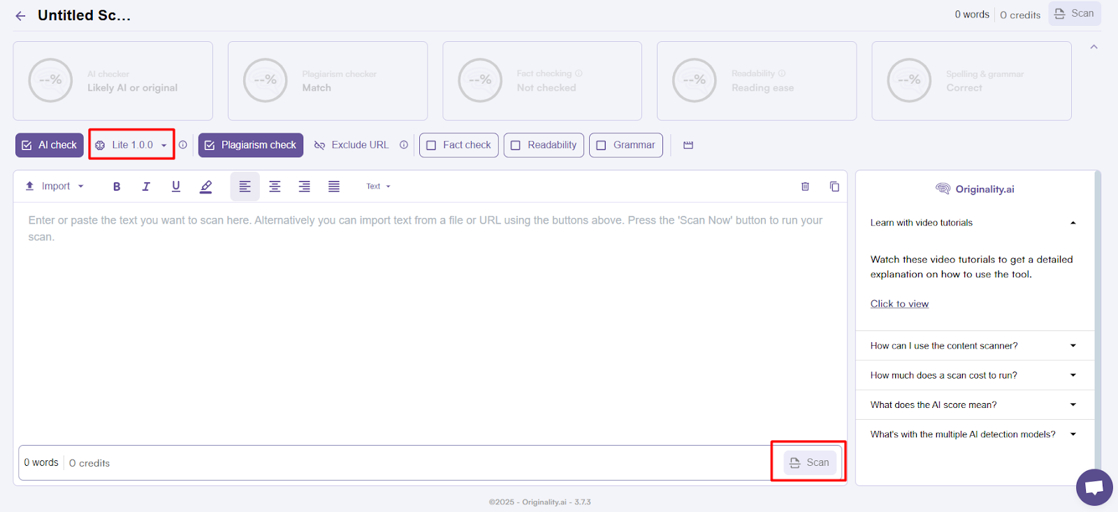 Originality AI Checker – Detailed Review, Price List, and Tests
