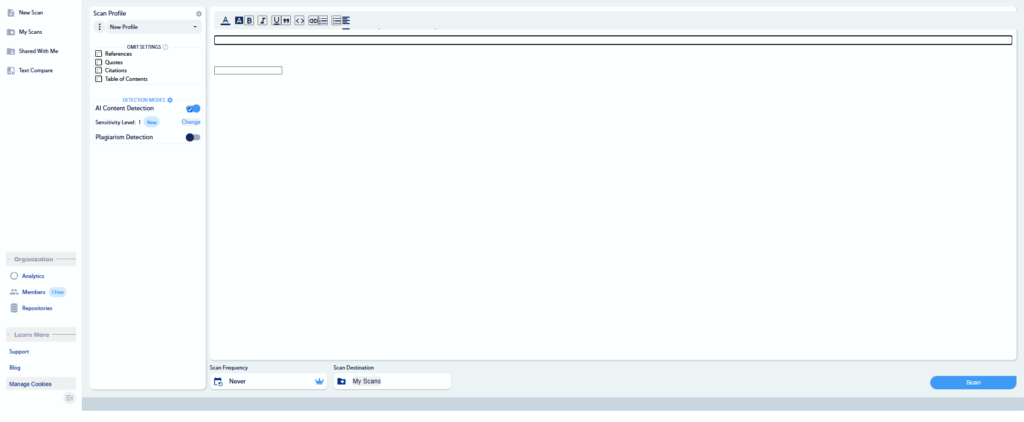 Window with service settings
