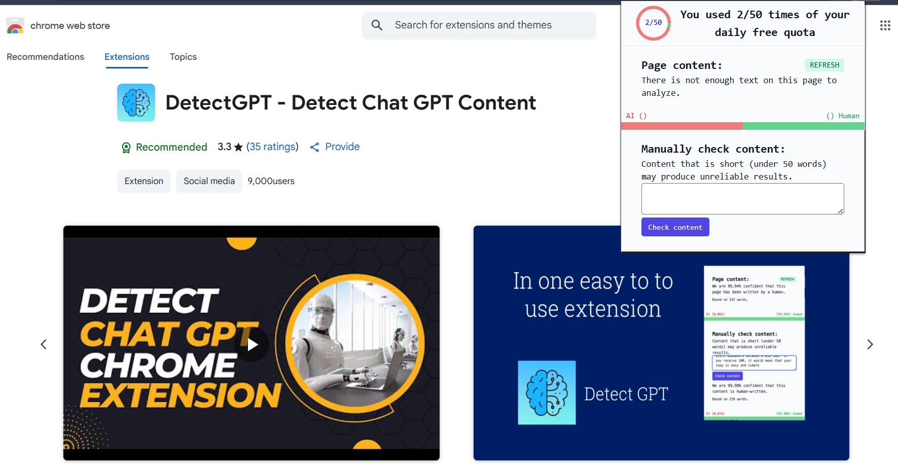 Top Chrome Extensions for Detecting AI-Generated Content - DetectGPT